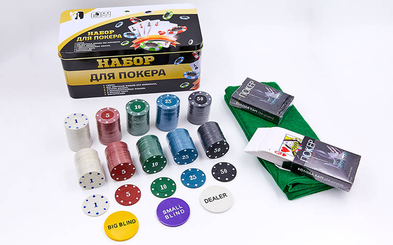 

Покерный набор на 200 фишек Zelart 538-045 Черный-желтый (MR04651)