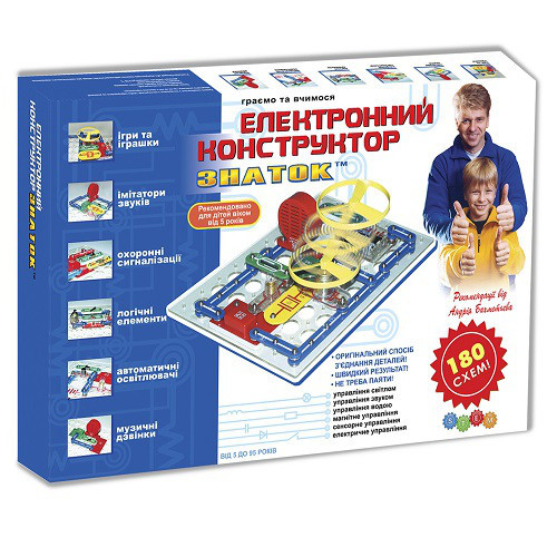 

Электронный конструктор Znatok 180 схем