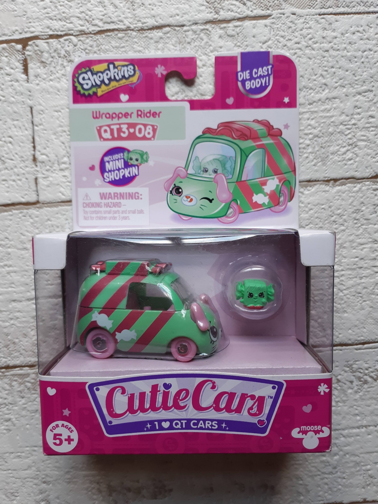 Shopkins Cutie Cars - Wrapper Rider Diecast QT3-08