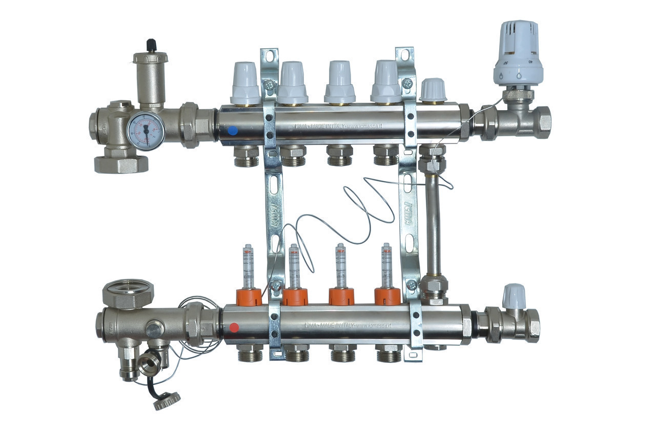 

Коллектор для теплого пола Icma A2K0113 на 9 контуров A2K0113-9 (CM)