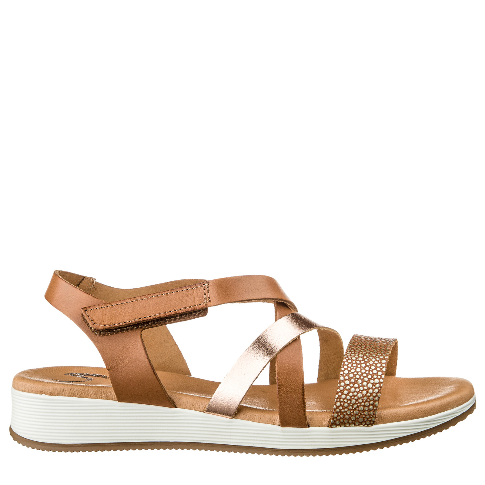 

Босоножки женские Marila Мар-1336T/ES-61 TIBURON ROBLE/LAM. SALMON/VAQ. ROBLE-201 41 Ар.92062641