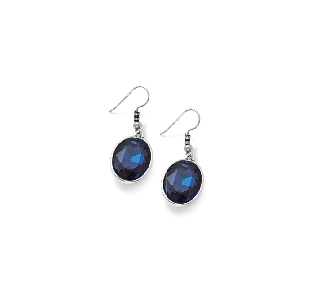 

Серьги с подвесками, покрытые родием, с хрусталем Honey Fashion Accessories