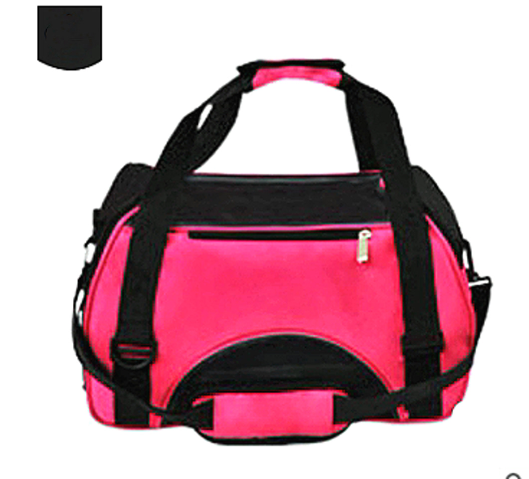 

Сумка переноска для котов собак животных Красная однотонная мягкая форма размер S37*18*23