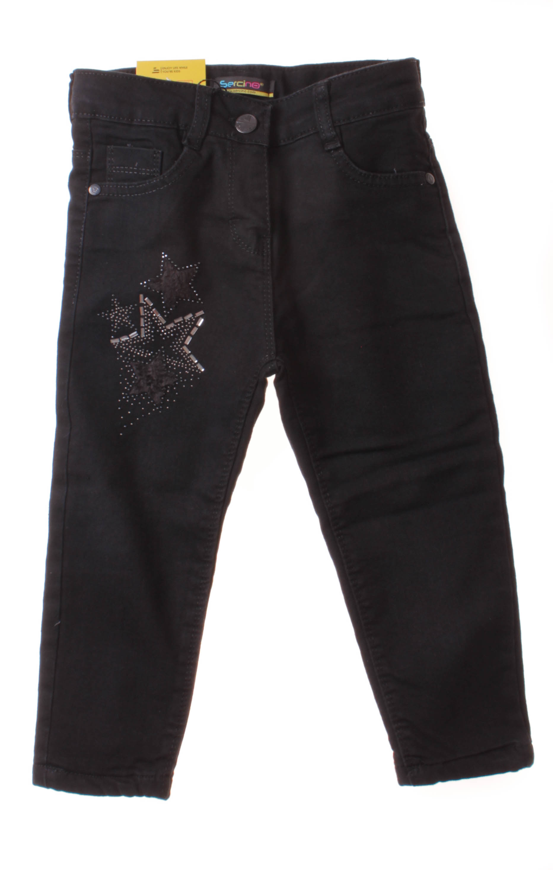

Брюки Джинсовые Sercino Черный 104 см 52352 (507158)