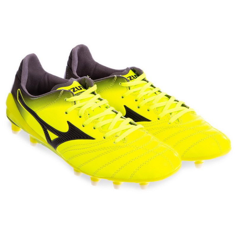 

Бутсы копы футбольные мужские без носков MIZUNO MORELIA NEO Желтый-черный (СПО OB-119-Y) 44
