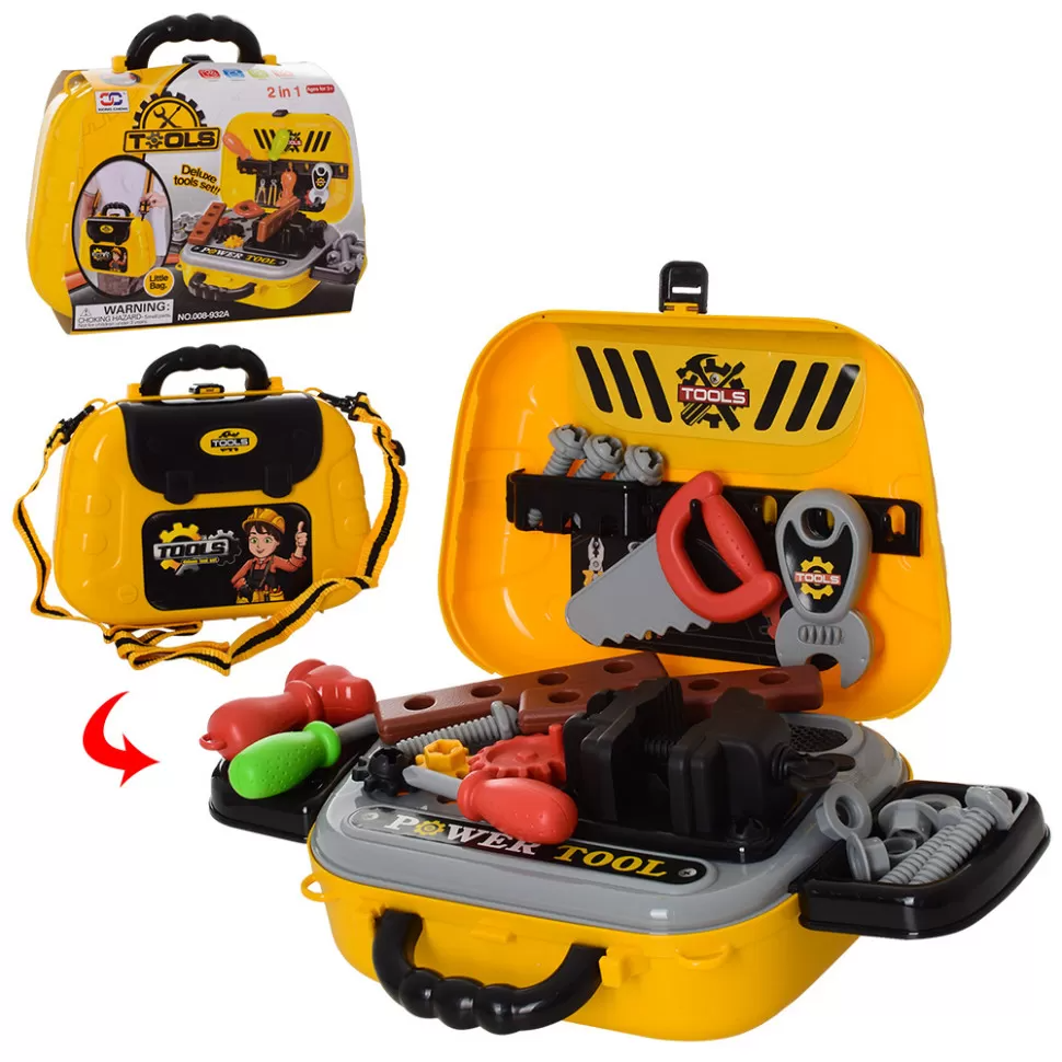 

Игрушечный набор инструментов A-Toys в чемодане 24,5х19х9 см (RT008-932A)
