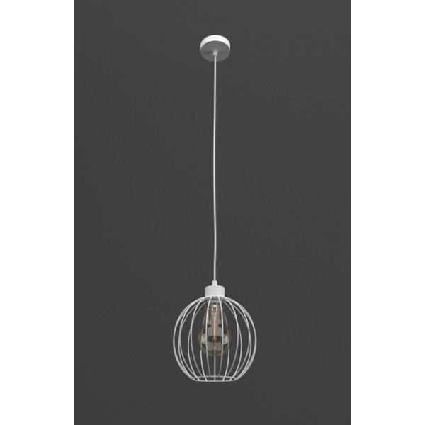

Люстра Dolio S white ТМ MebelLoft 1xE27 в стиле Лофт белый мат