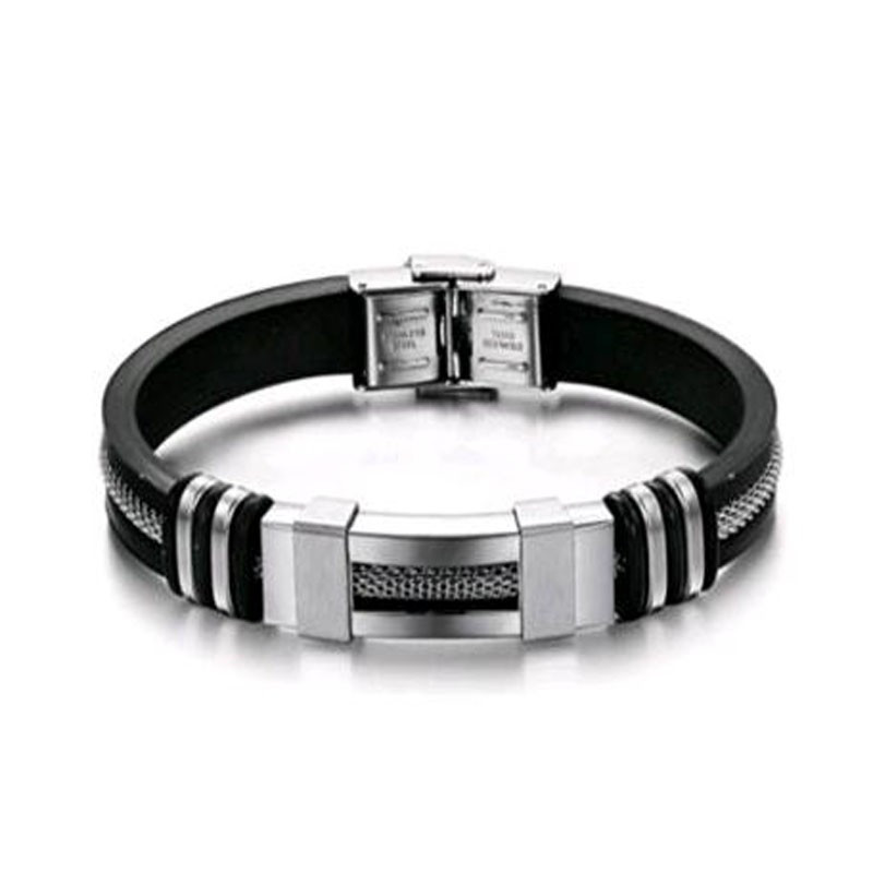 

Мужской каучуковый браслет new collectiom 2019-2020 Steel