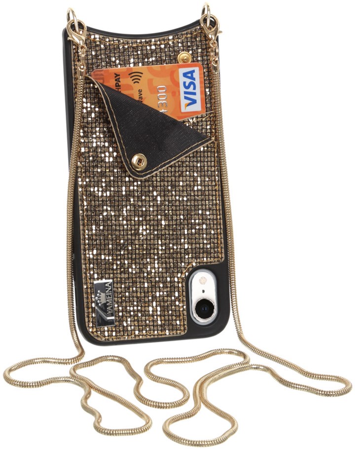 

Панель BeCover Glitter Wallet для Apple iPhone Xr Gold