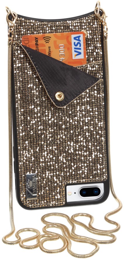 

Панель BeCover Glitter Wallet для Apple iPhone 6 Plus/6s Plus/7 Plus/8 Plus Gold