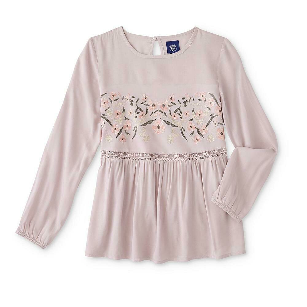 

Блуза для девочки фирмы Route66 розовая с вышивкой 14-16 лет