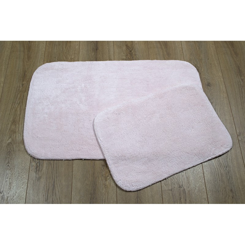 

Набор ковриков Irya - Tile pembe розовый 40*60+55*86