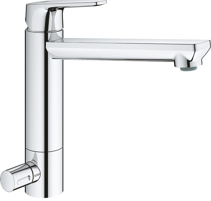 

Смеситель кухонный с подключением к фильтру GROHE BauEdge 31696000