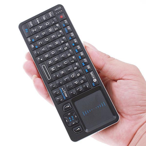 

Мини клавиатура беспроводная+пульт (для Smart TV/Android) Riitek Rii mini i6 (RT-MWK06 EN) 2.4G LED IR Remote тачпад английская