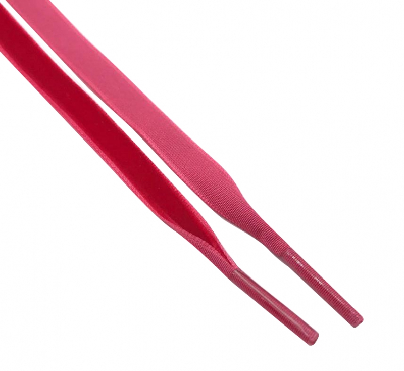 

Бархатные обувные шнурки V-tie 1см ширина, 120см длина, красные