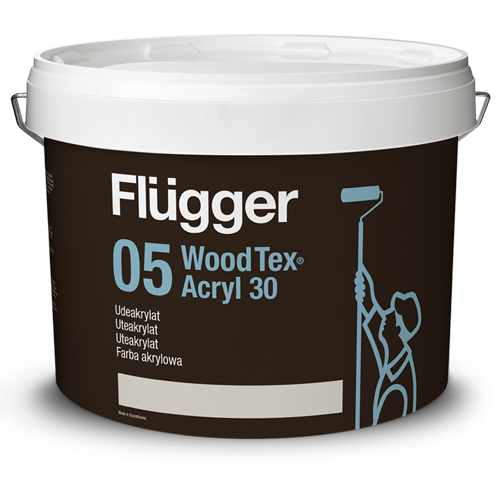 

Финишная краска Flugger Wood Tex Acryl 30 для древисины, 10л