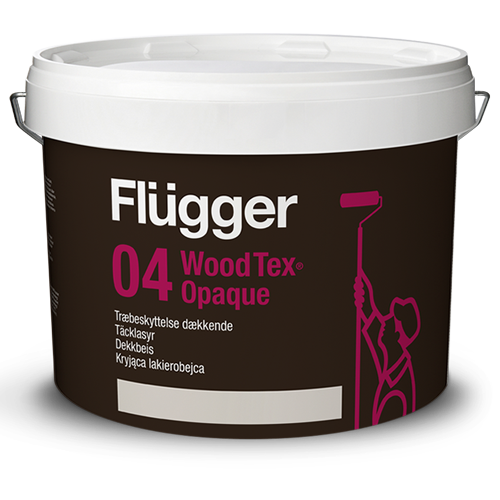 

Финишная пигментированная алкидная пропитка Flugger Wood Tex Opaque, для дерева, 9,1л base 3 (45601)