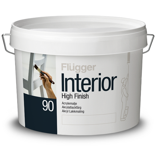 

Глянцевая акриловая эмаль Flugger Interior High Finish 90, 10л vit