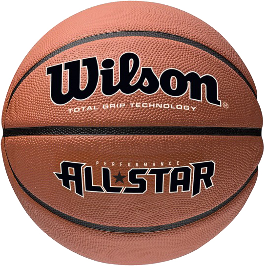 

Мяч баскетбольный Wilson New Performance All Star Size 7 Brown (WTB4041XB07)