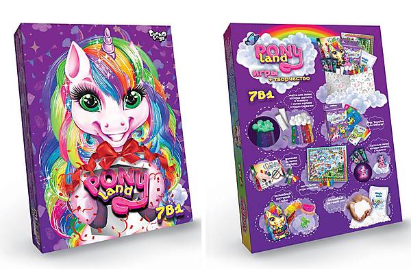 

Игровой набор "Pony Land" рус DANKO TOYS (PL-01-01)