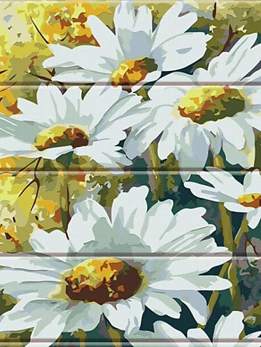 

Картина по номерам на дереве "Ромашки" 30*40см ArtStory (ASW005)