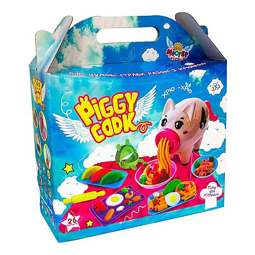 

Набор для творчества «Мистер тесто – Piggy Cook» укр STRATEG (71511)