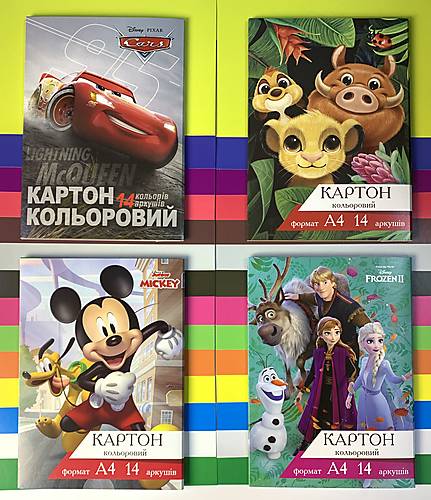 

Тетрадь для рисования 28 л. на скобе с перфорацией "Disney" 12 шт в упак ассорти Тетрада (ТЕ11922)