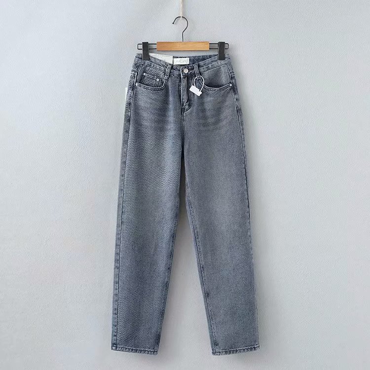 

Джинсы женские oversize из фактурного денима Texture Berni Fashion (S) Синий
