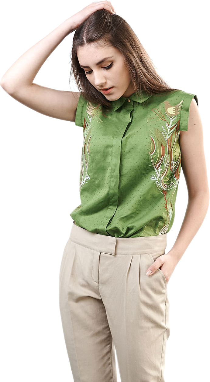 

Вышиванка Edelvika 158-15/00 40 Зеленая