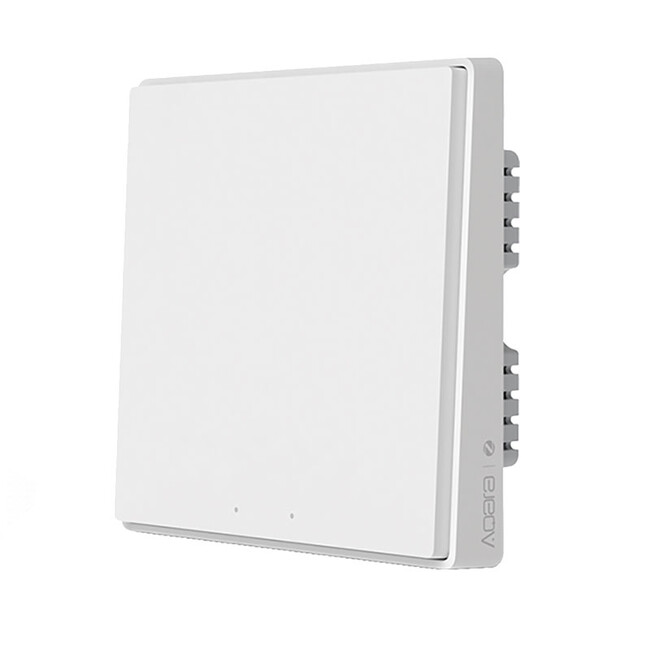

Умный выключатель Aqara Smart Light Switch ZigBee Version 1 кнопка N Белый