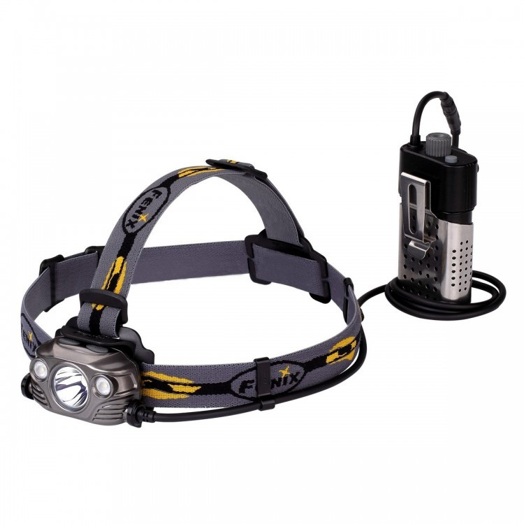 

Налобный фонарь Fenix HP30R Cree XM-L2 XP-G2 R5 серый
