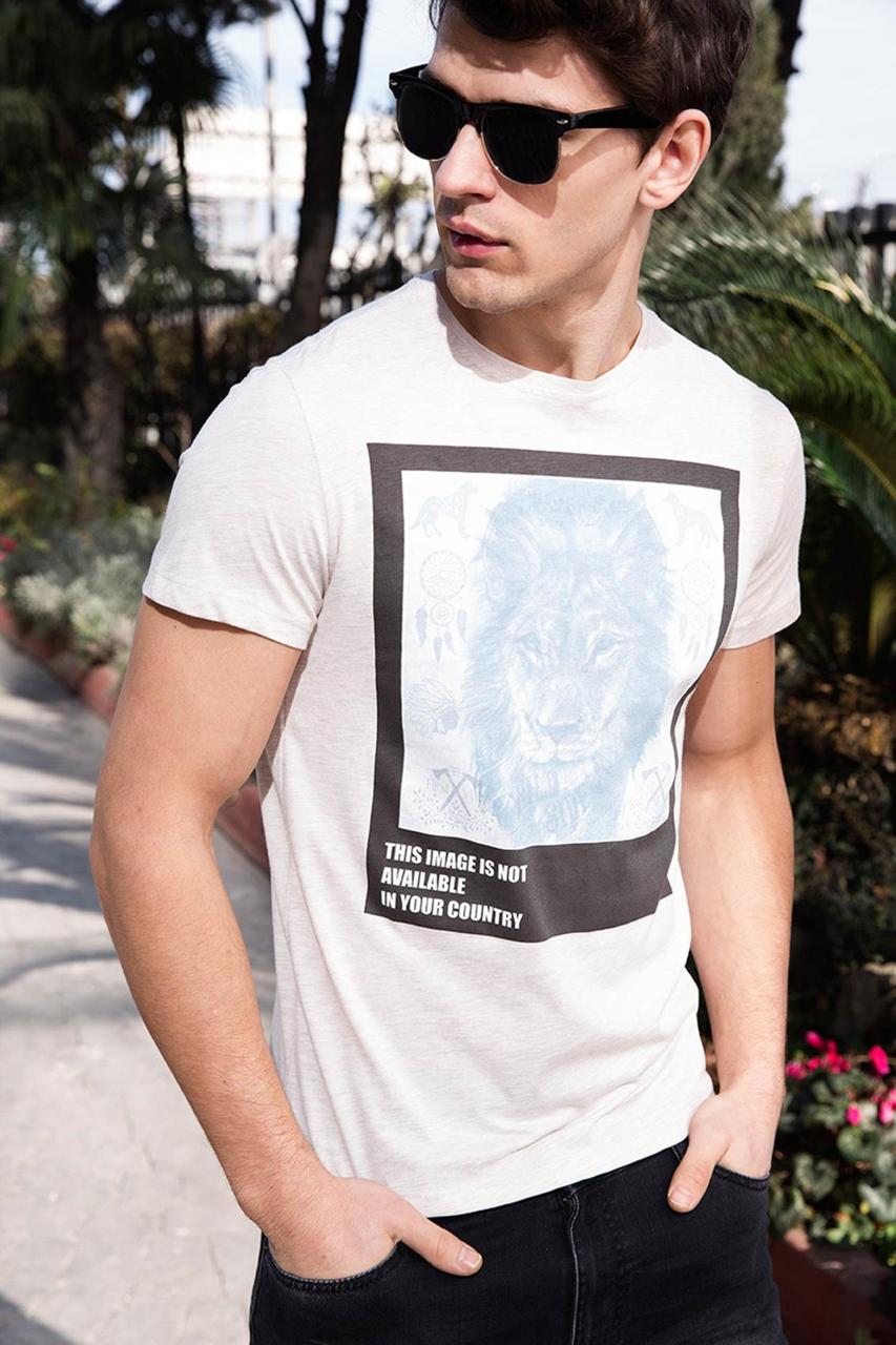 

Футболка DeFacto  Белая (DeFT-shirt -189-0, Футболка DeFacto M Белая (DeFT-shirt -189-0)
