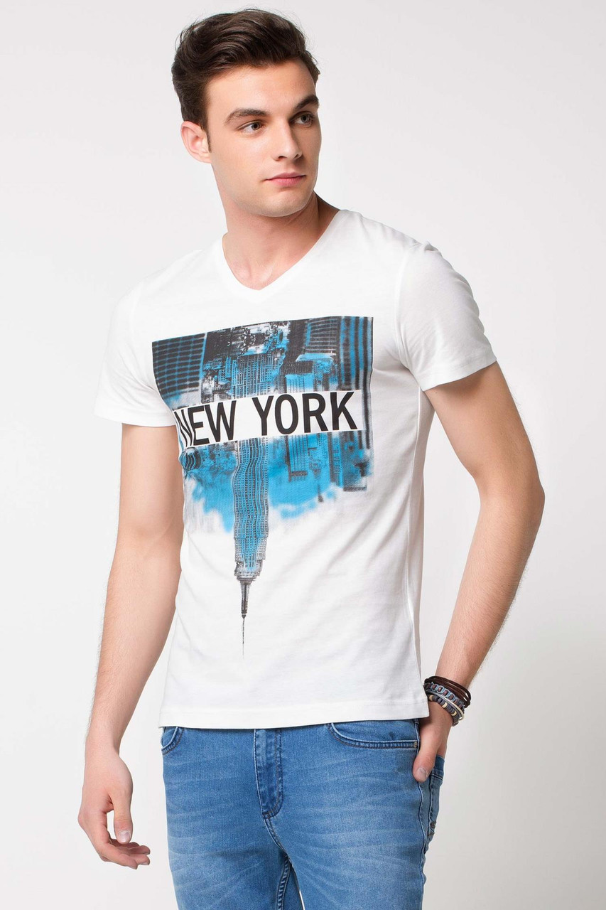 

Футболка DeFacto XXL Белая (DeFT-shirt -103-1)