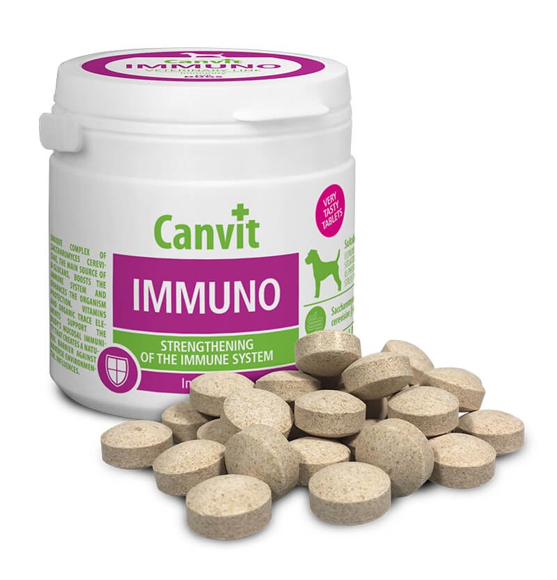 

Витаминно-минеральный комплекс Canvit Immuno для собак, для общего укрепления иммунитета (таблетки) 100 г