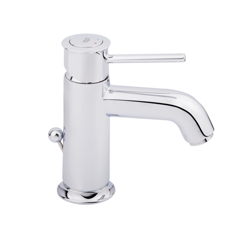 

Смеситель На Умывальник Grohe BauClassic 23161000 с донным клапаном