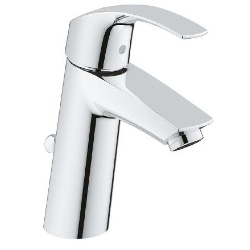 

Смеситель На Умывальник Grohe Eurosmart 23322001 с донным клапаном