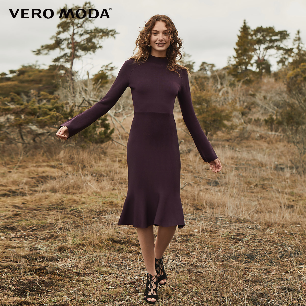

Сукня Vero Moda 317346504E33 S т.фіолетовий