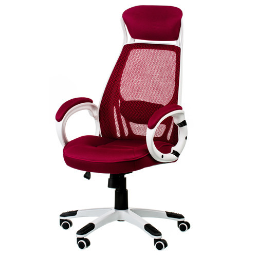 

Кресло руководителя Briz red/white E0901