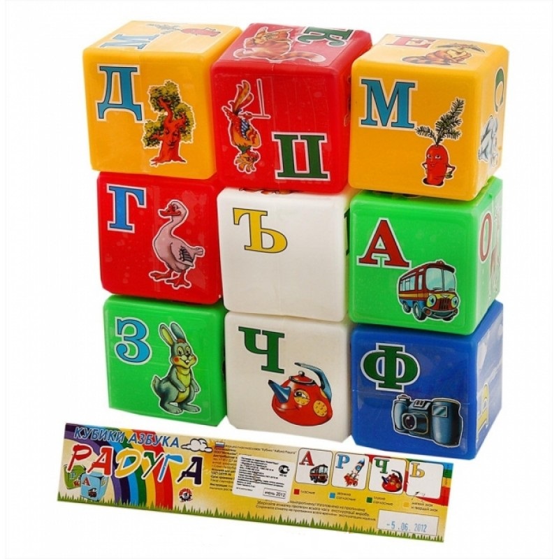 

Кубики ТехноК Веселка Русский Разноцветный (2-1974-09114)