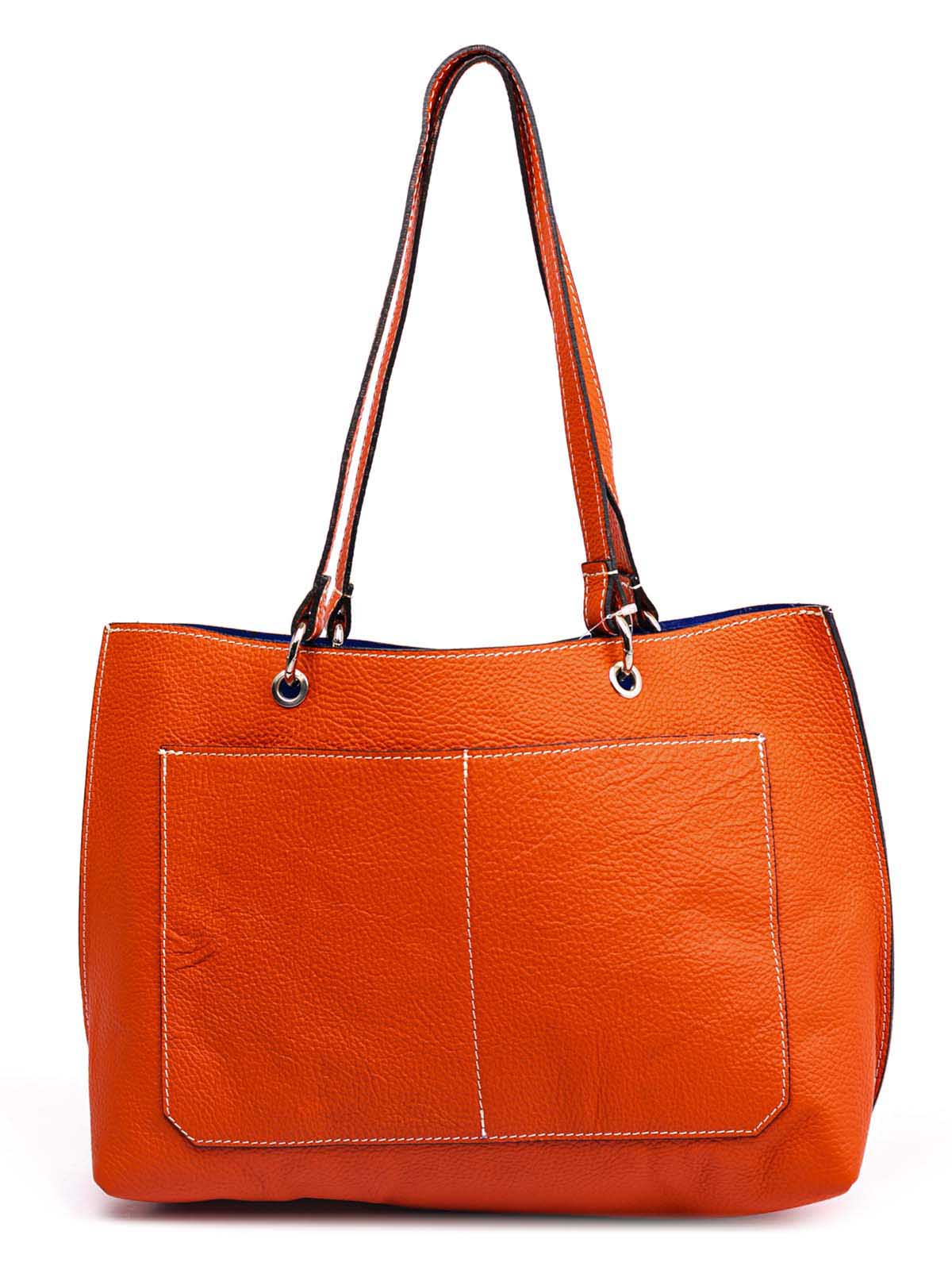 

Сумка На Каждый День Amelie Pelletteria 8604_orange Кожаная Оранжевый