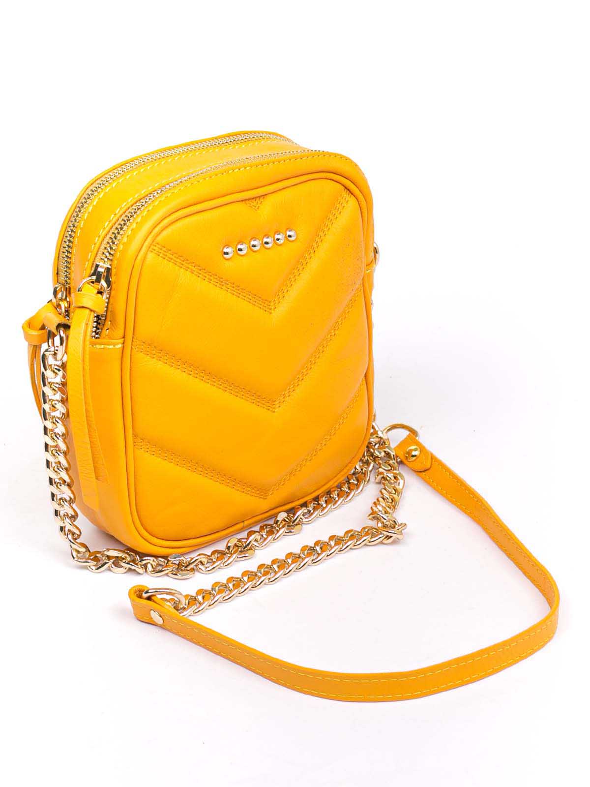 

Клатч Italian Bags 190140_yellow Кожаный Желтый