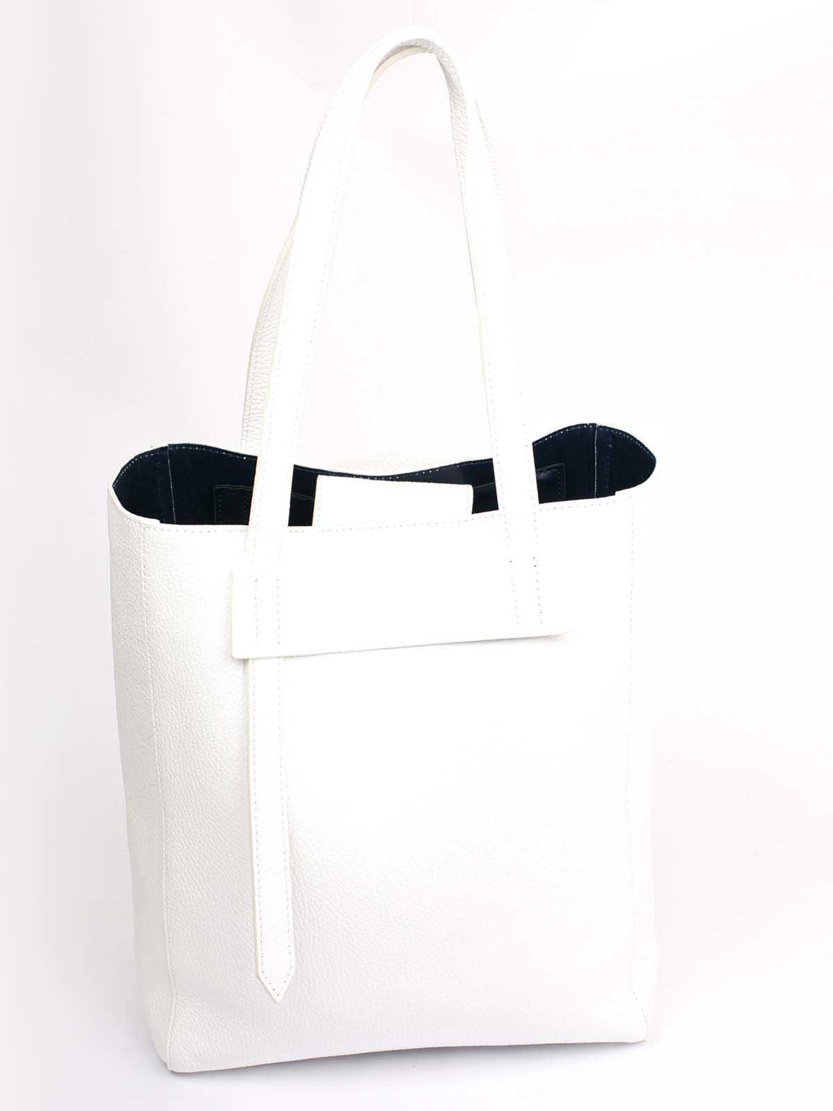

Деловая Сумка Italian Bags 1682_white Кожаная Белый