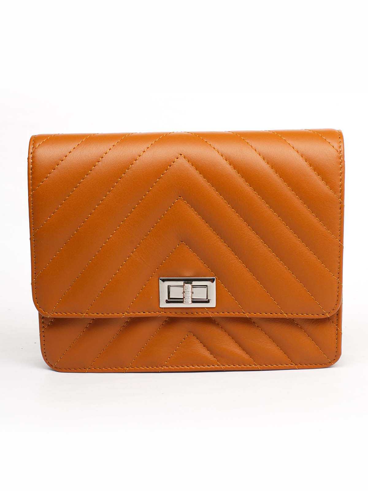 

Клатч Italian Bags 11651_cuoio Кожаный Коньячный