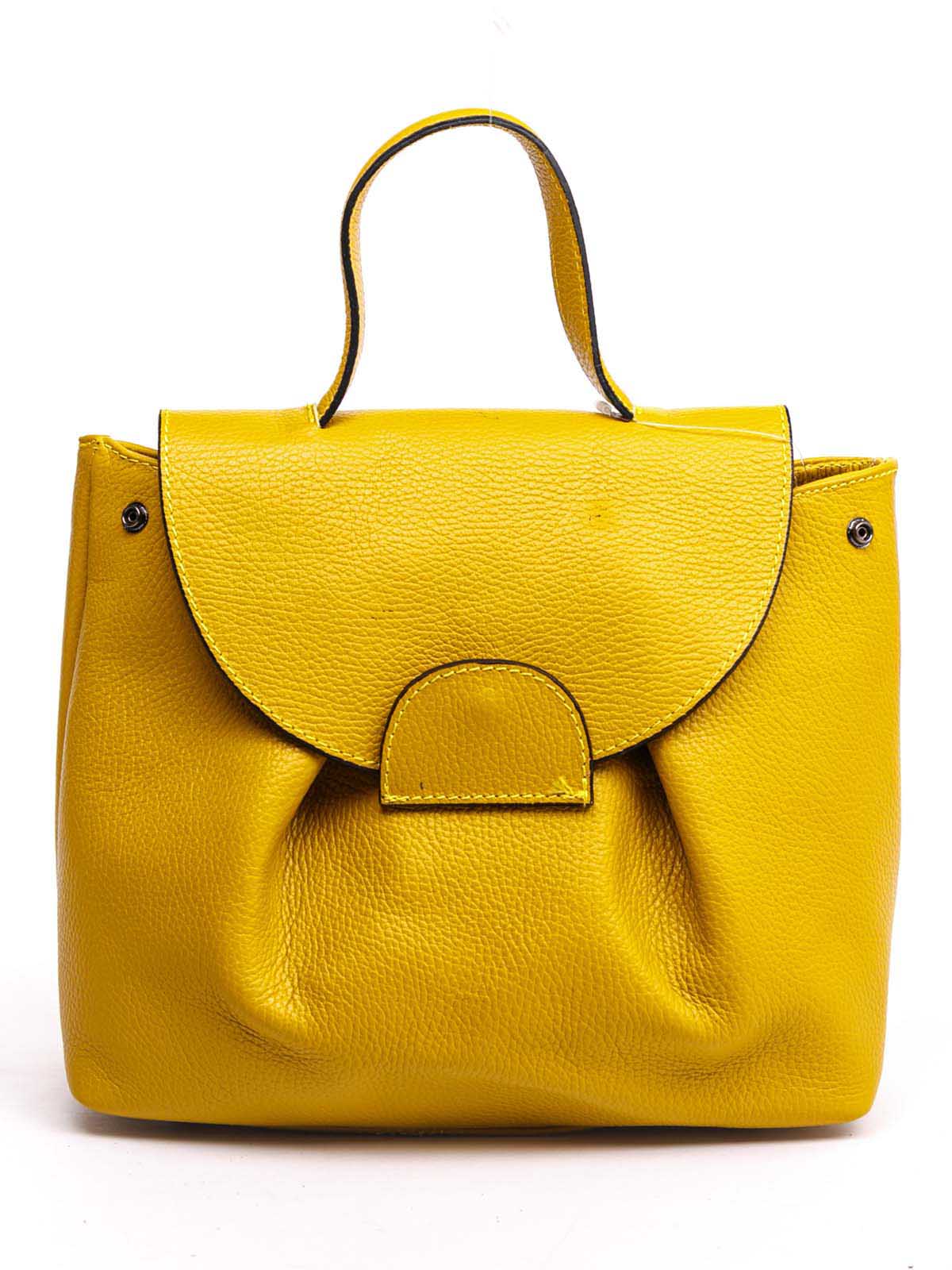 

Рюкзак Italian Bags 8873_yellow Кожаный Желтый