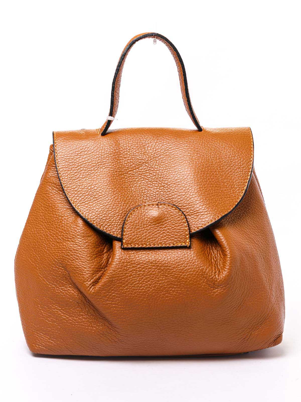 

Рюкзак Italian Bags 8873_cuoio Кожаный Коньячный