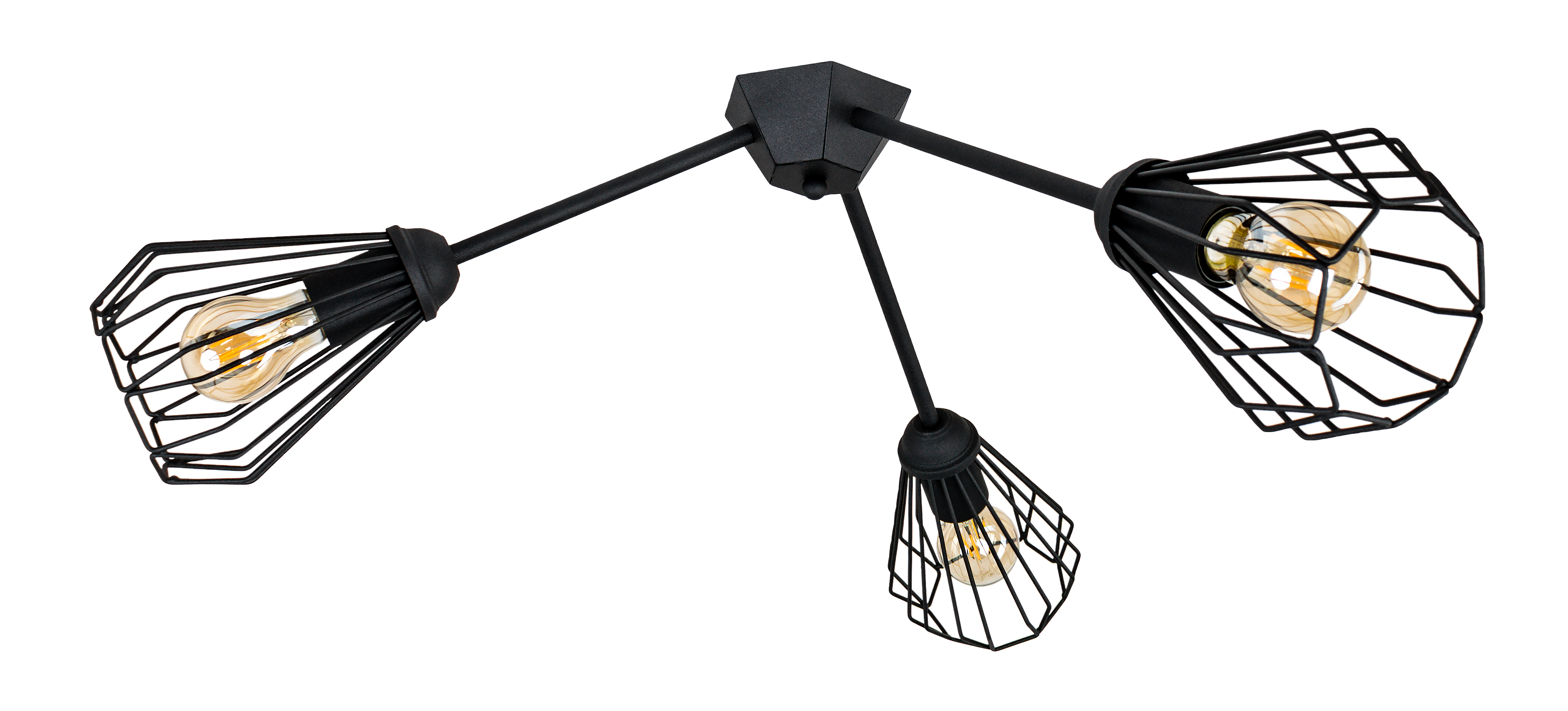 

Люстра потолочная Atma Light 29х84х84 см (osv0000609) Черный