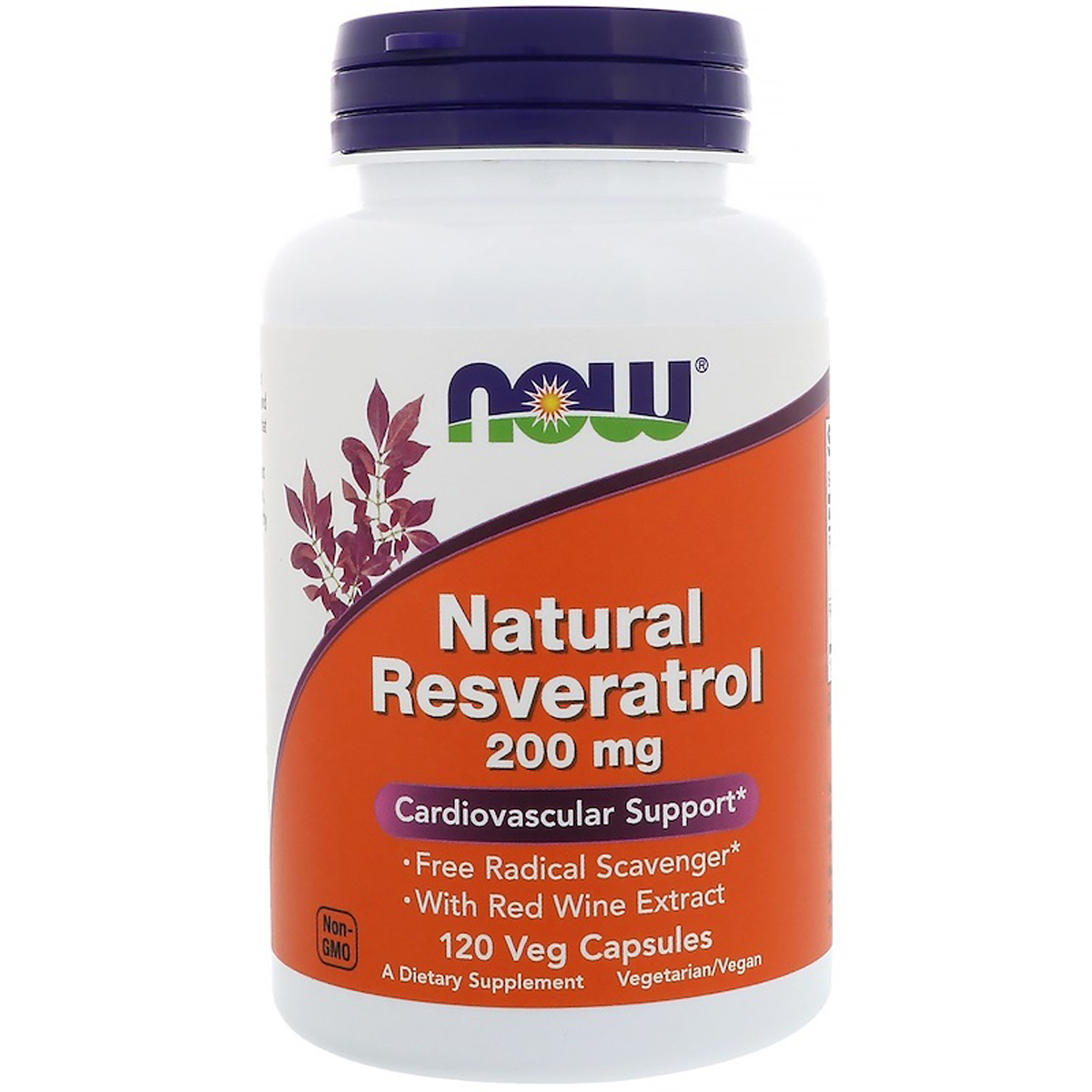 

Природные добавки Now Foods Ресвератрол Natural Resveratrol 200 мг 120 капсул