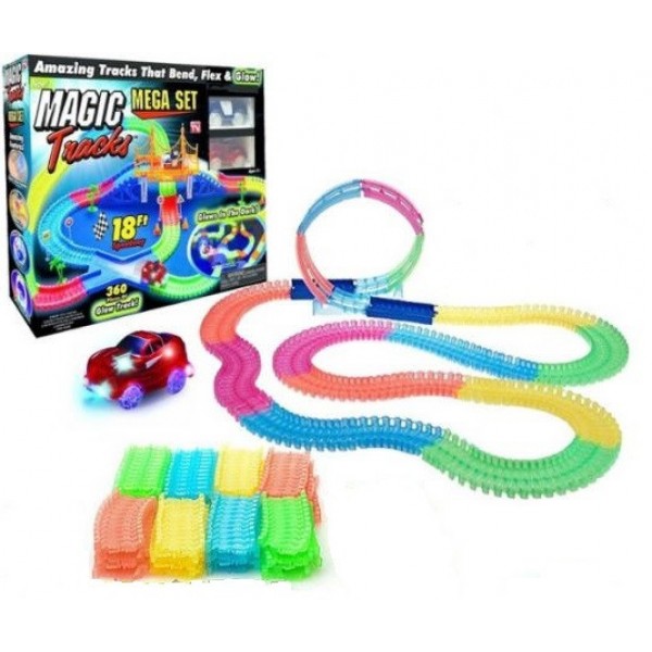 

Гоночный трек Magic Tracks Детский конструктор на 220 деталей
