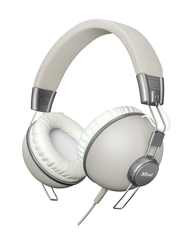 

Навушники Trust Noma Over-Ear Mic Retro Білий (22636)