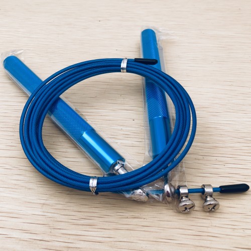 

Скакалка скоростная Goods4u Metal Синяя Jump Rope с подшипником